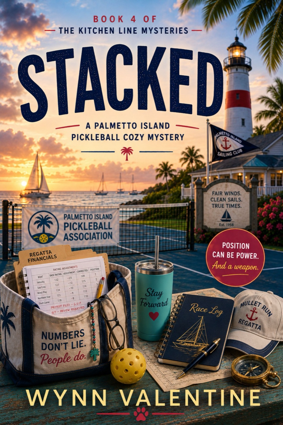 Stacked book cover by Wynn Valentine
