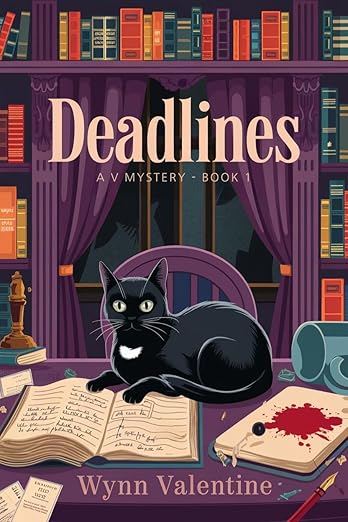 Deadlines: A darkly cozy mystery with a killer twist. (The V Mysteries Book 1)